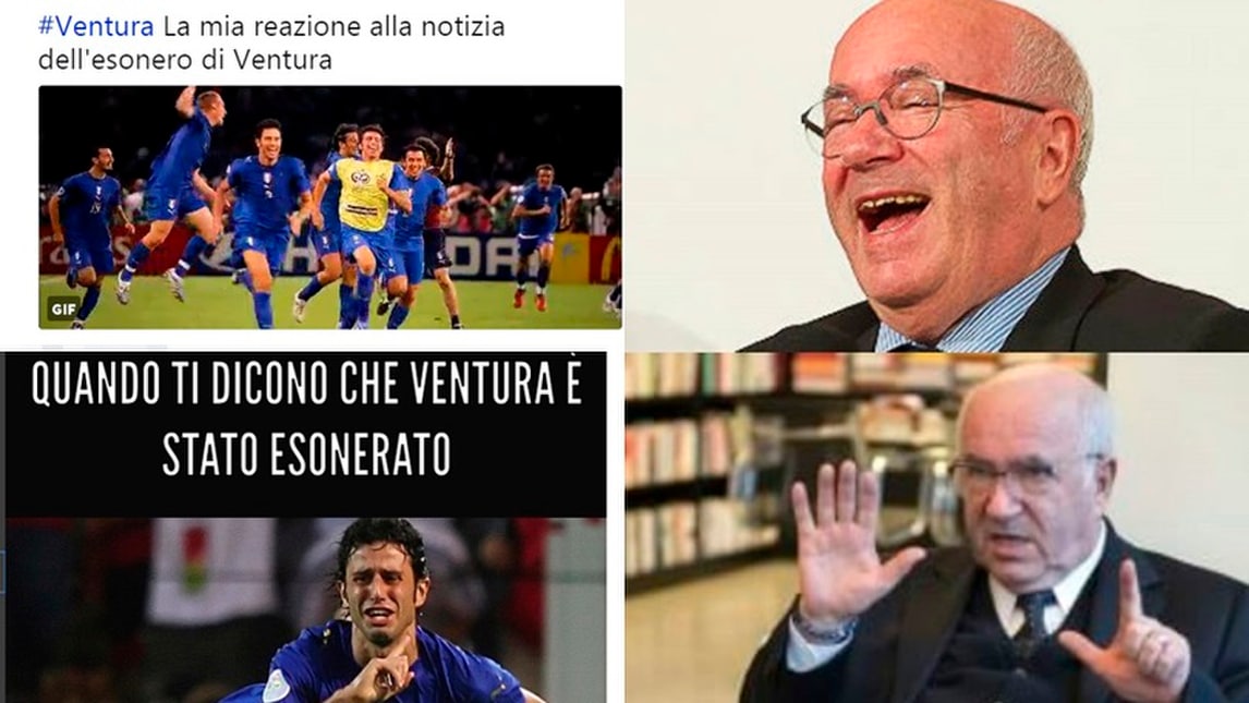Ventura esonerato, Tavecchio resta: i social tra rabbia e ironia