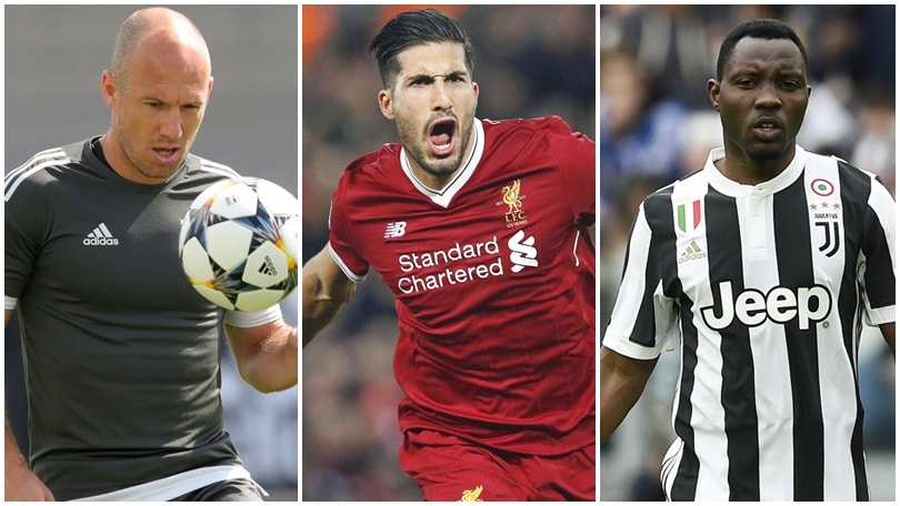 La top 10 degli svincolati: tre sono della Juventus, uno è del Napoli
