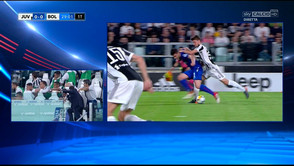 JuventusBologna, il rigore assegnato da Irrati