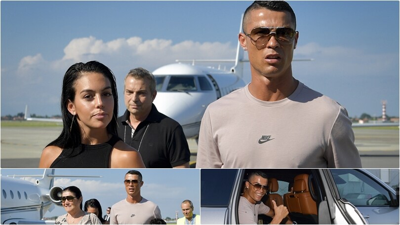 Juventus, Cristiano Ronaldo sbarca a Torino