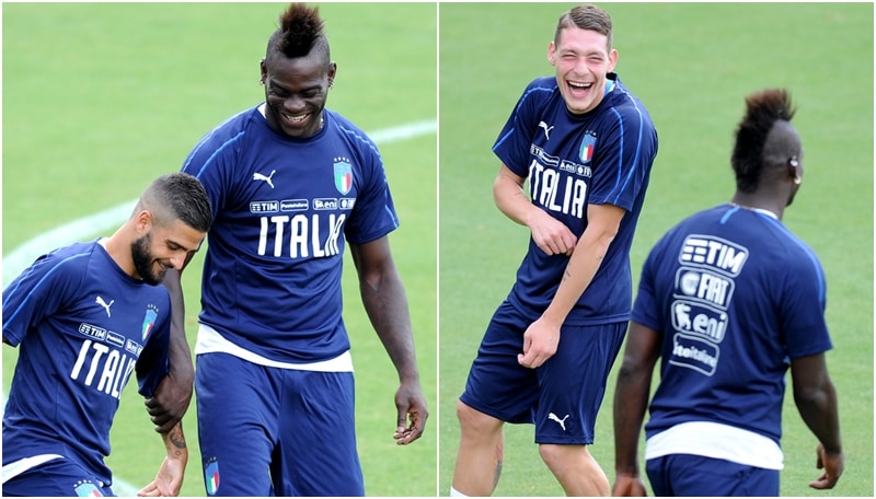 Italia: Balotelli campione di buonumore, quanti sorrisi in Nazionale!