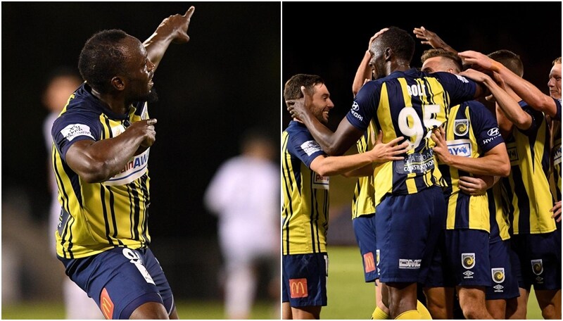 Bomber Bolt, la doppietta con i Central Coast Mariners
