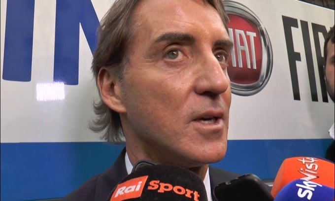 Mancini: "Pressione? Siete voi giornalisti che create tutto.."