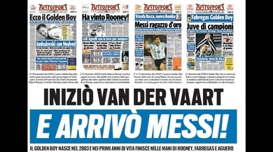 Golden Boy, iniziò Van der Vaart e arrivò Messi!
