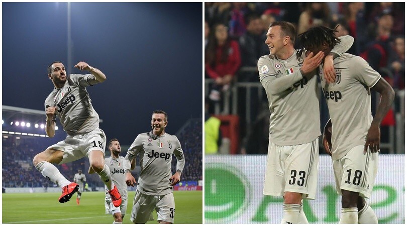 Juventus, ottavo Scudetto a un passo: Bonucci e Kean stendono il Cagliari