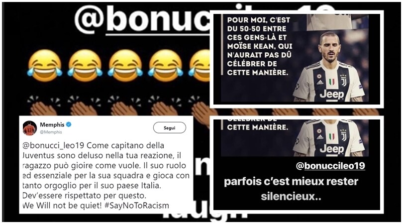 Cagliari, Kean, i buu razzisti: scambio social Sterling-Bonucci
