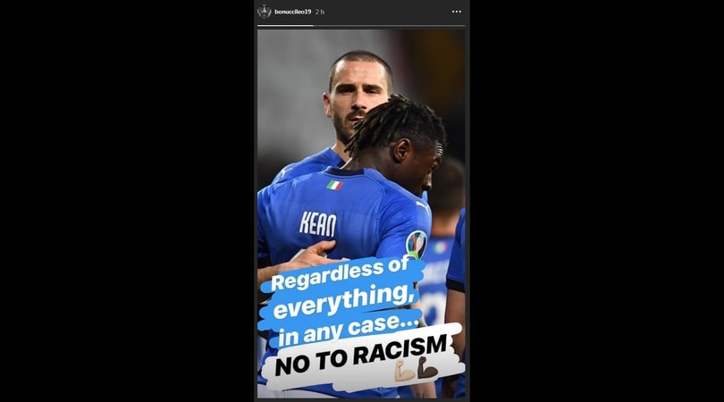 Cagliari, Kean, i buu razzisti: scambio social Sterling-Bonucci