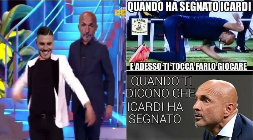 Icardi tra gol e assist: il ritorno scatena l'ironia degli utenti social