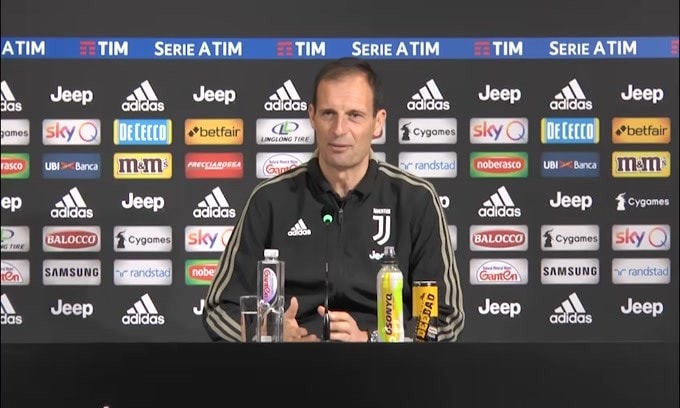 Allegri: "Buoni segnali da Ronaldo. Sta meglio"