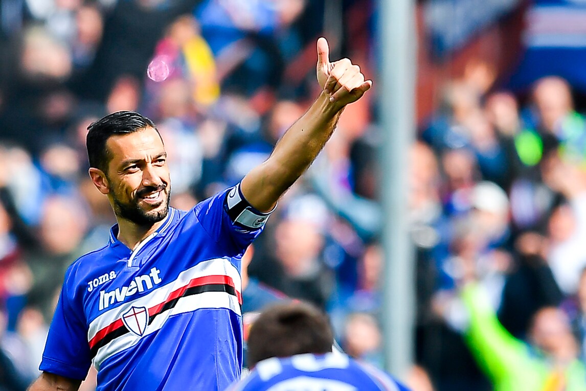 Quagliarella da urlo: derby alla Sampdoria. Fiorentina