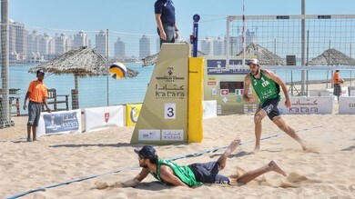 Beach Volley: Daniele Lupo fermo 30 giorni per un infortunio alla mano
