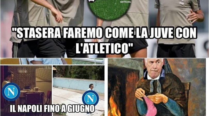 Anche il Napoli fuori dalla coppa: i social non perdonano