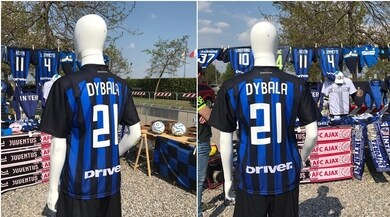 Ad Appiano Gentile la 21 di Dybala è nerazzurra! E c'è la sciarpa di Juve-Ajax