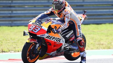 MotoGp Honda, Marquez: «Incidente inspiegabile»