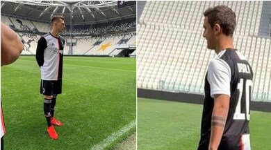 Juve, la nuova maglia indossata da Dybala e Bernardeschi. Vi piace o no?