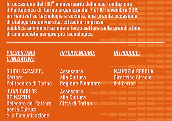 Festival della Tecnologia, capire il futuro al Politecnico di Torino