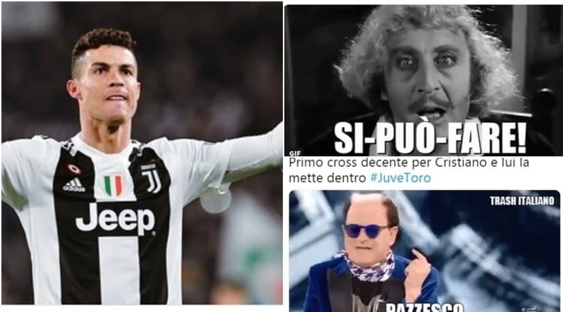 Dal "si può fare" del Torino a Ronaldo re: ironie social