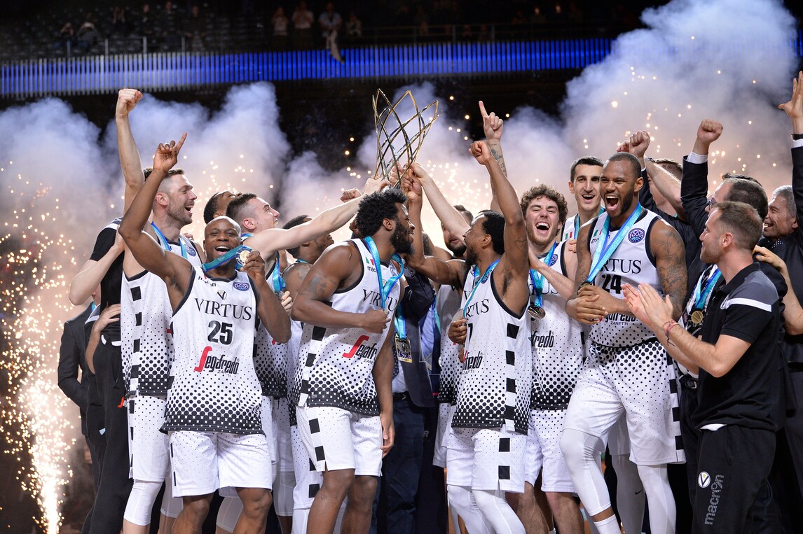 Virtus Bologna campione d'Europa. Al via i festeggiamenti!