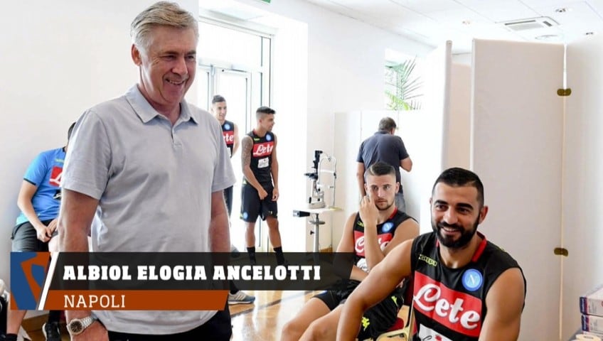 Napoli, Albiol elogia Ancelotti