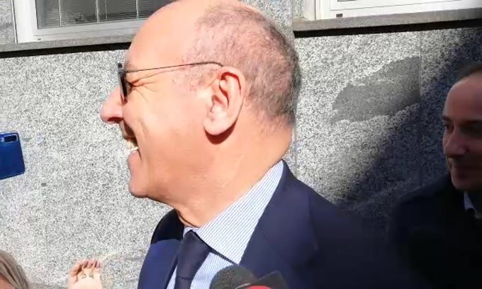 Conte-Inter: Marotta dribbla i giornalisti