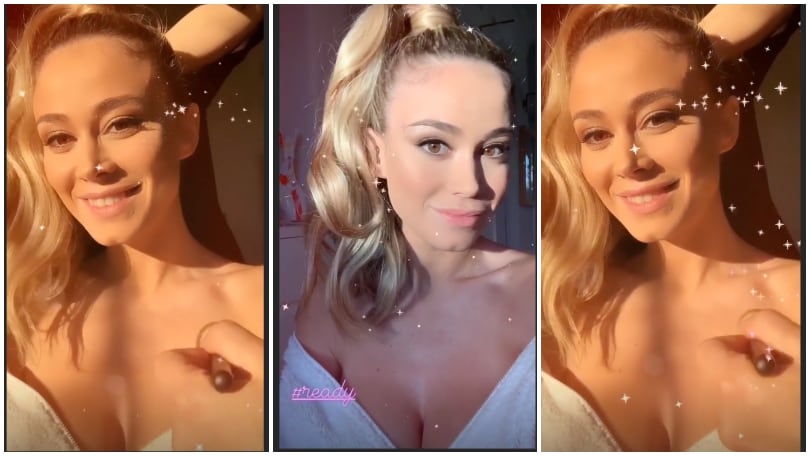 Diletta Leotta si fa bella in diretta e incanta i social