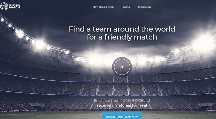 "Find your match", online il sito che organizza le amichevoli