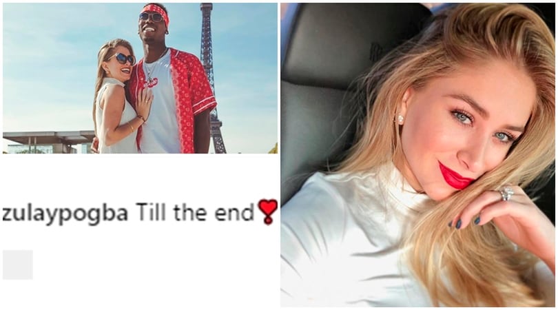 Juve, la compagna di Pogba: "Fino alla fine"