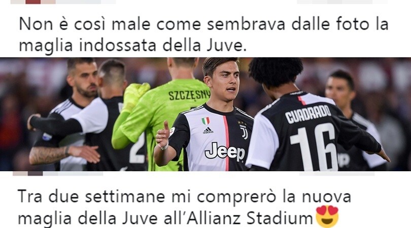 Juve, la nuova maglia inizia a piacere