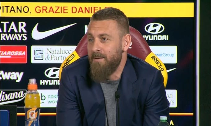 De Rossi: "Un giorno parlerò con Baldini ed il presidente.."