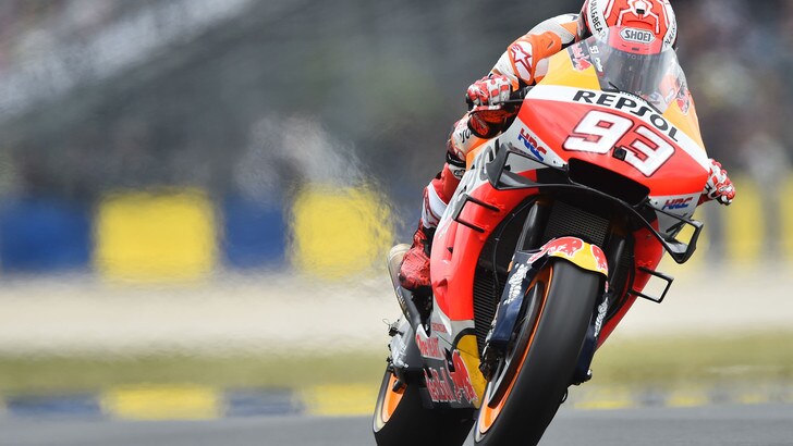 Marquez in pole a Le Mans, vittoria a 1,75