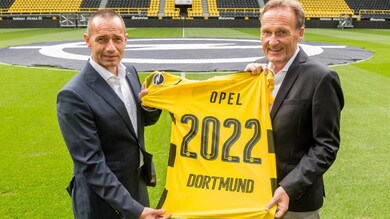 Borussia Dortmund, Opel nuovo sponsor sulle maglie | Foto