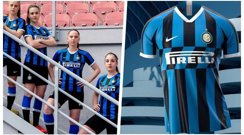 Inter, strisce diagonali sulle nuove maglie