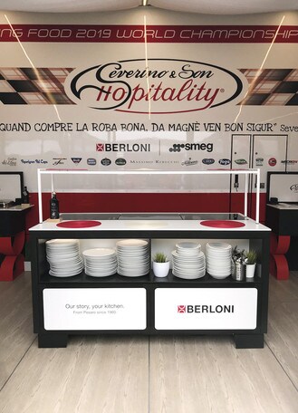 Nei paddock della MotoGp un kitchen point Berloni insieme a Severino & Son Hospitality