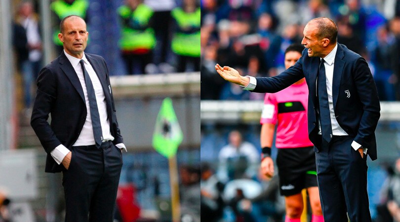 L'ultima di Allegri sulla panchina della Juve: ko contro la Sampdoria