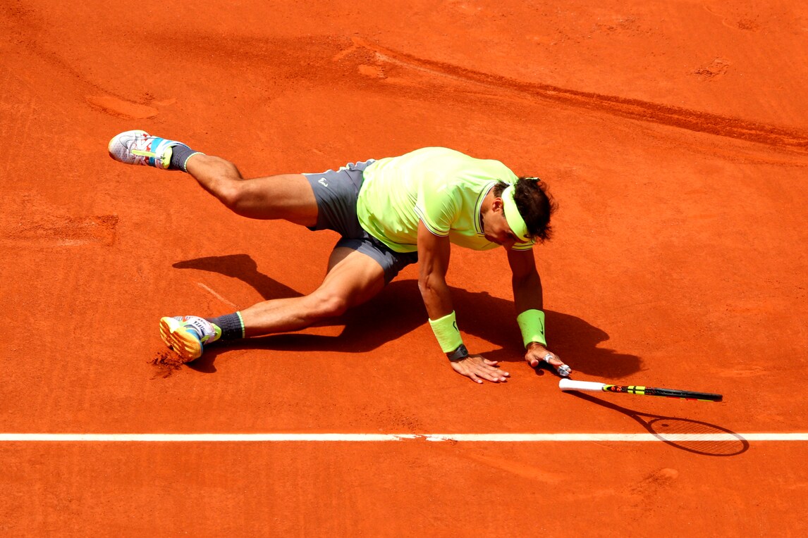Roland Garros, la caduta di Rafa Nadal