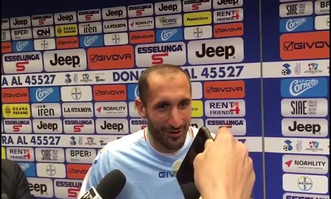 Chiellini: "Chi allena la Juve? Davvero non lo so"