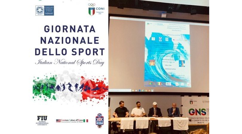 I fratelli Porcella testimonial dello sport italiano a Miami