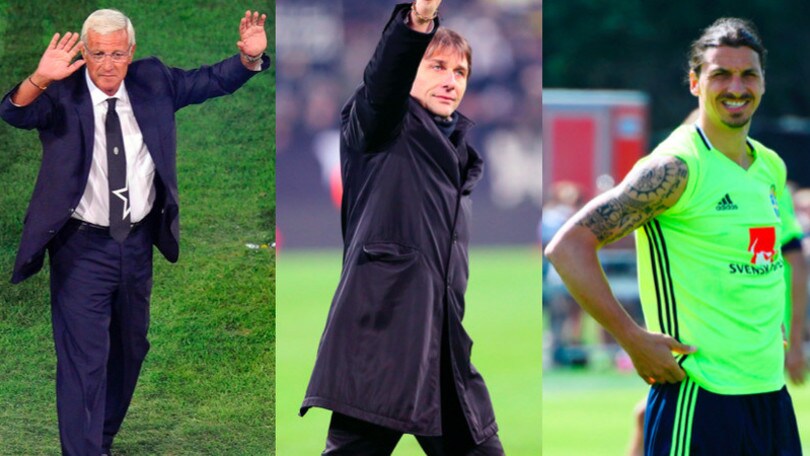 Conte come Lippi e Ibra: gli ex Juve all'Inter