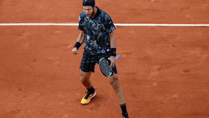 Khachanov batte Del Potro e sfiderà Thiem nei quarti del Roland Garros