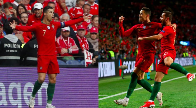 Cristiano Ronaldo, tripletta fantastica alla Svizzera