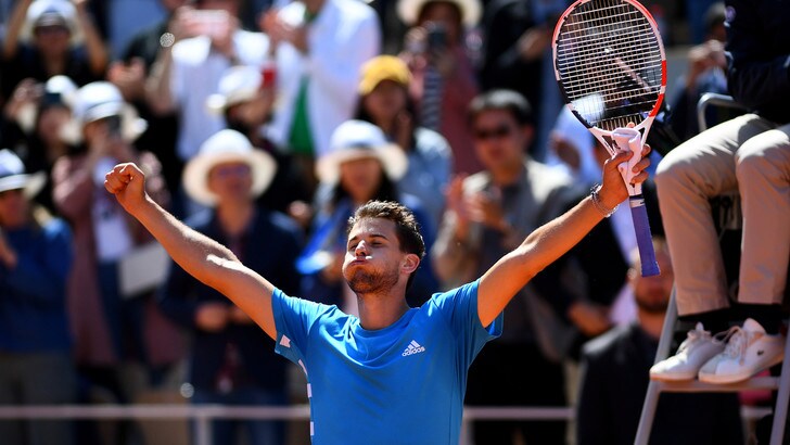 Thiem supera Djokovic: è ancora finale al Roland Garros