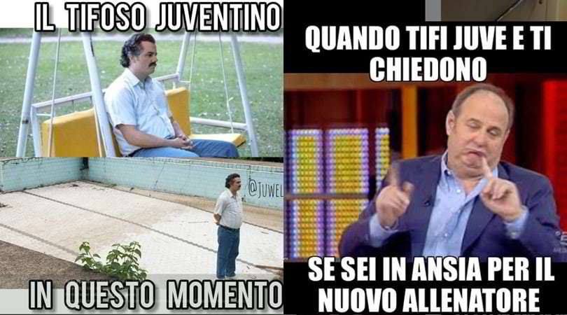 Juve, che attesa per il nuovo allenatore: social scatenati
