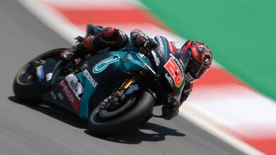 Catalogna: Quartararo davanti nel Warm Up, Valentino Rossi settimo