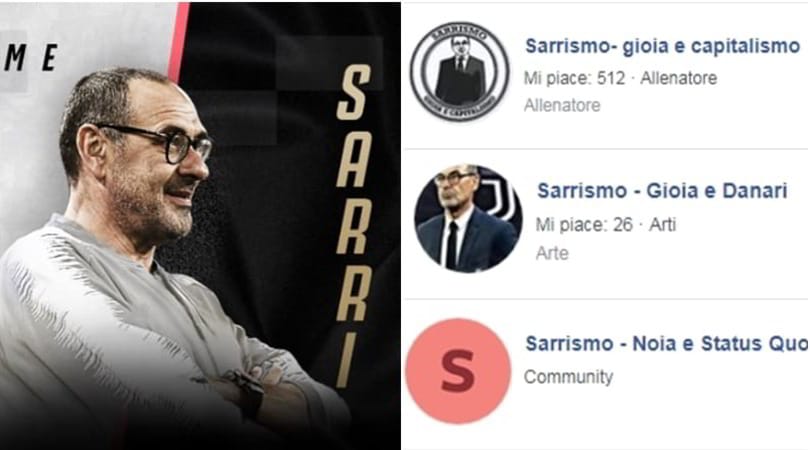 Il nuovo "Sarrismo" alla Juve secondo i social