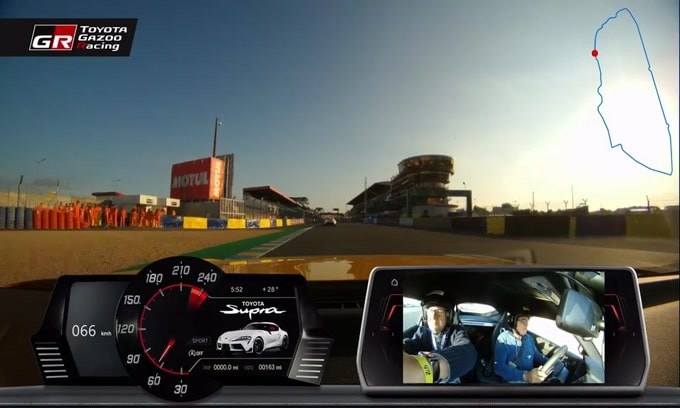 VIDEO: Toyota Supra, on board a Le Mans