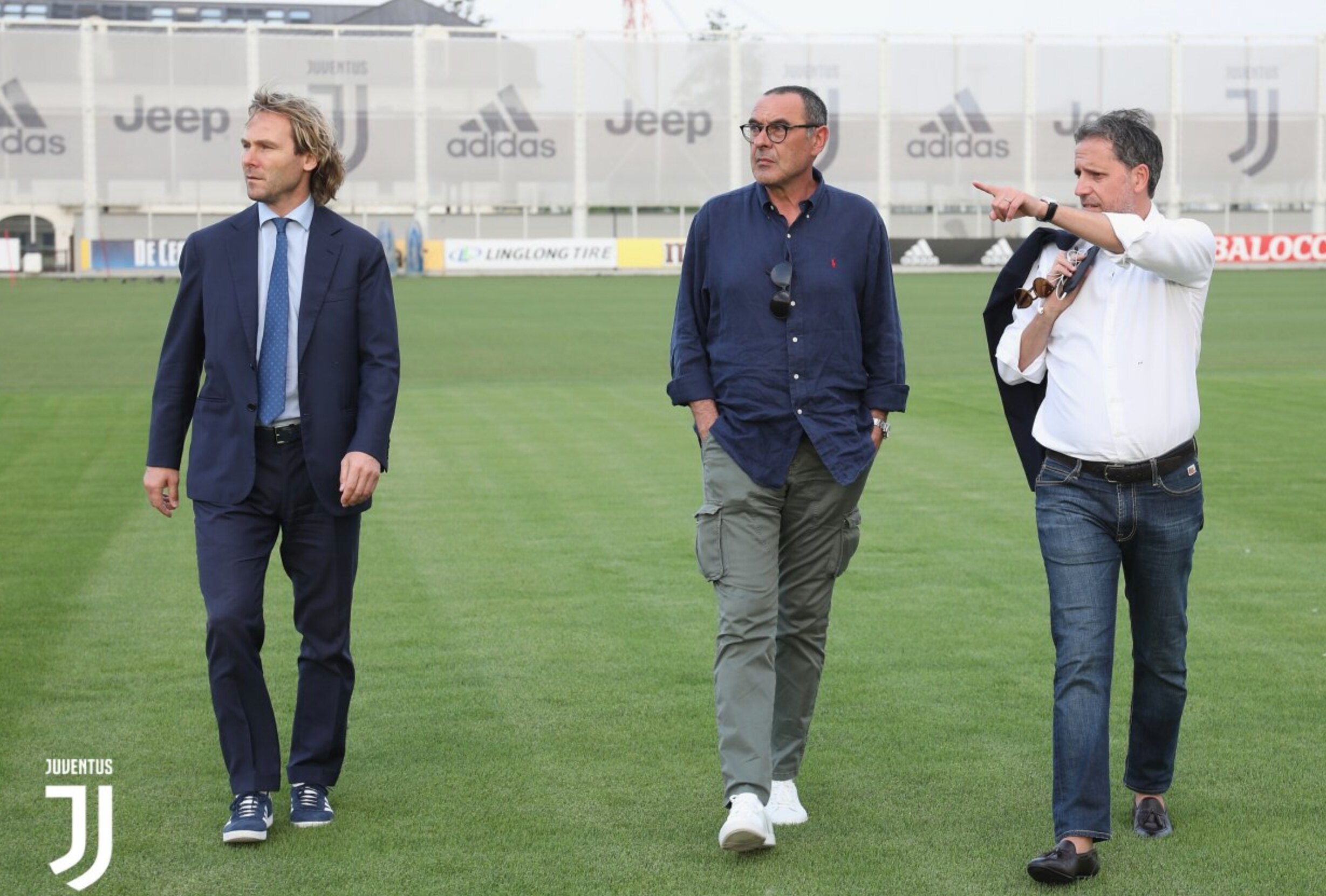 Juventus, Sarri è a Torino