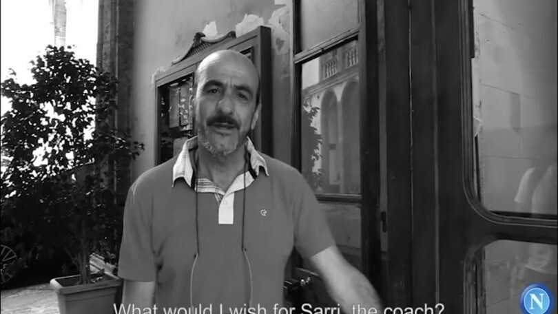 Il Napoli augura "Buona fortuna" a Sarri