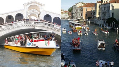 Reyer Venezia, festa in barca per lo scudetto