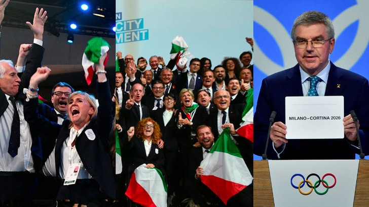 Milano-Cortina 2026, la festa italiana a Losanna