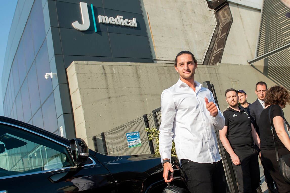 Rabiot al J Medical: inizia l'avventura bianconera